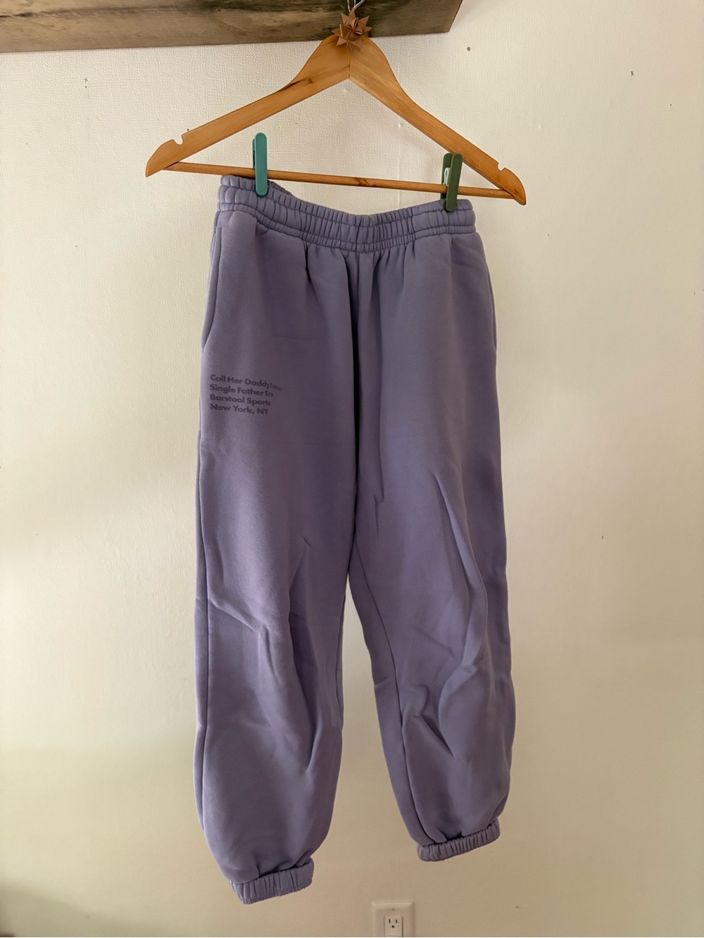 Lavender Track Joggers - Unbranded